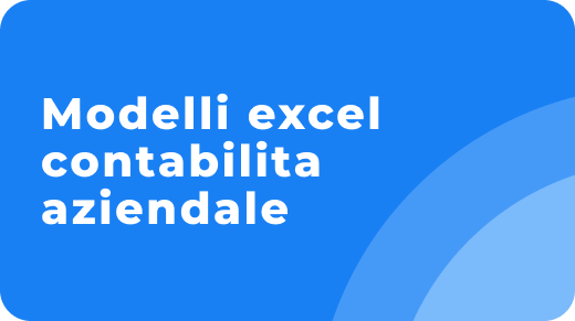 Modelli excel contabilita aziendale